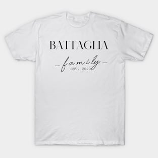 Battaglia Family EST. 2020, Surname, Battaglia T-Shirt